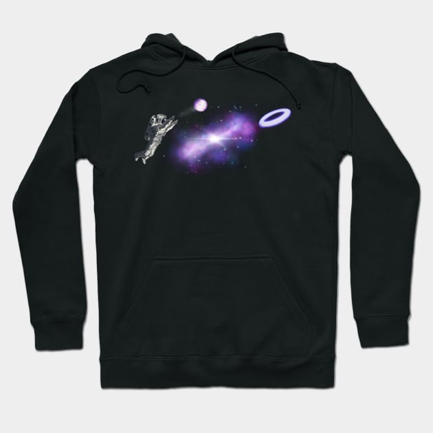 Spaceballs: Astronaut Space Basketball Hoodie by PickleDesigns